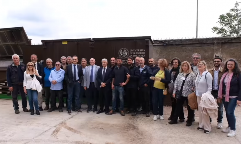 Inaugurazione della nuova compostiera di comunità presso l'Orto Botanico dell'Università di Palermo